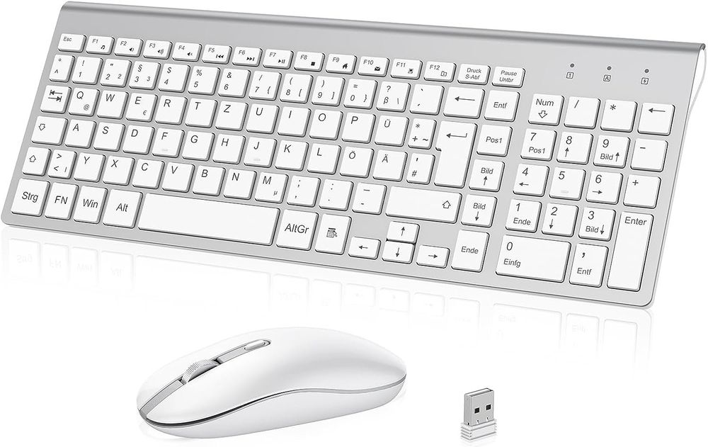 Tastatur Maus Set Kabellos, 2.4G USB Maus und Tastatur Kaufen auf Ricardo