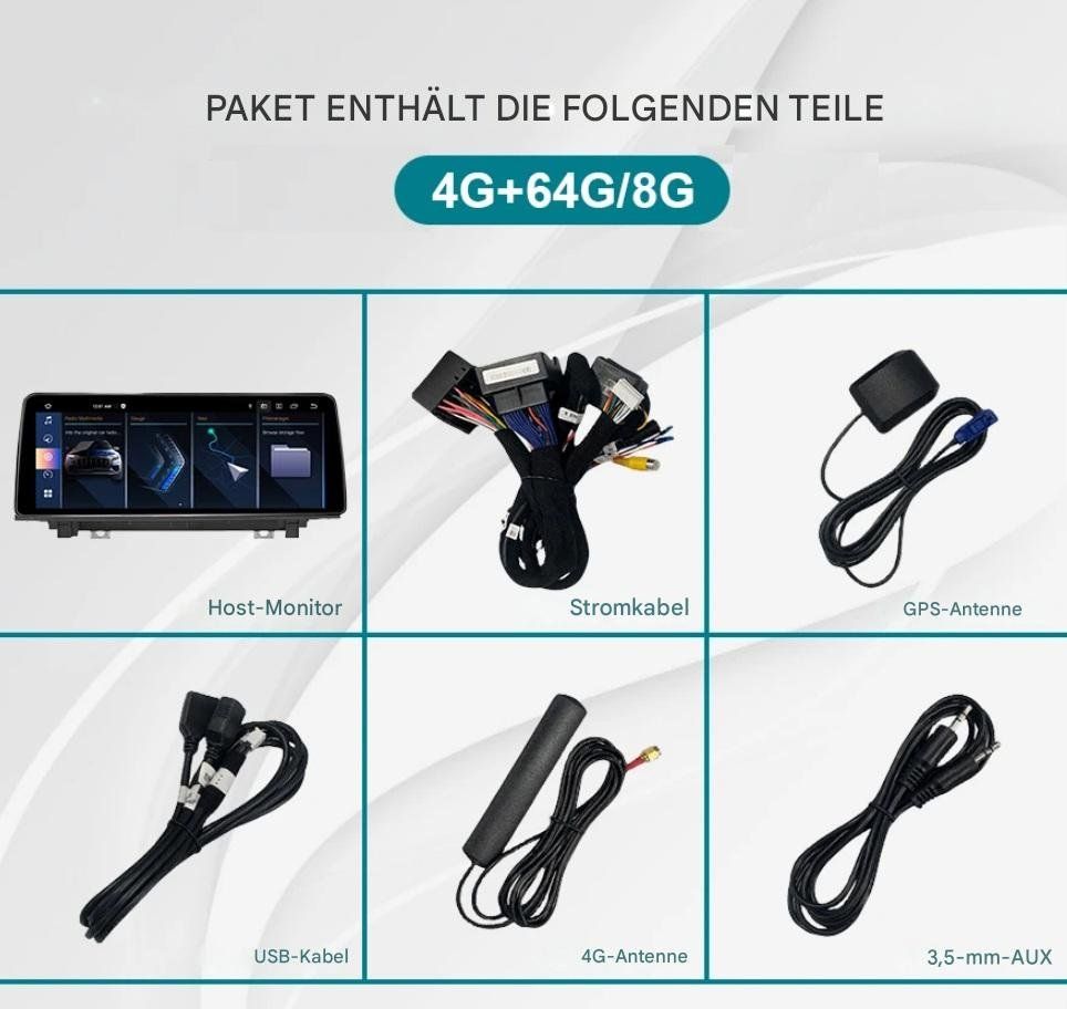 Audio- & Mediensysteme: BMW X1 F48 2016-2017 Android 13 Radio | 12,5" Touchscreen | – Neu und originalverpackt aus Chur von shop.chur 9