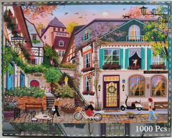 1000 Puzzle HUADADA, Sunset in the streets