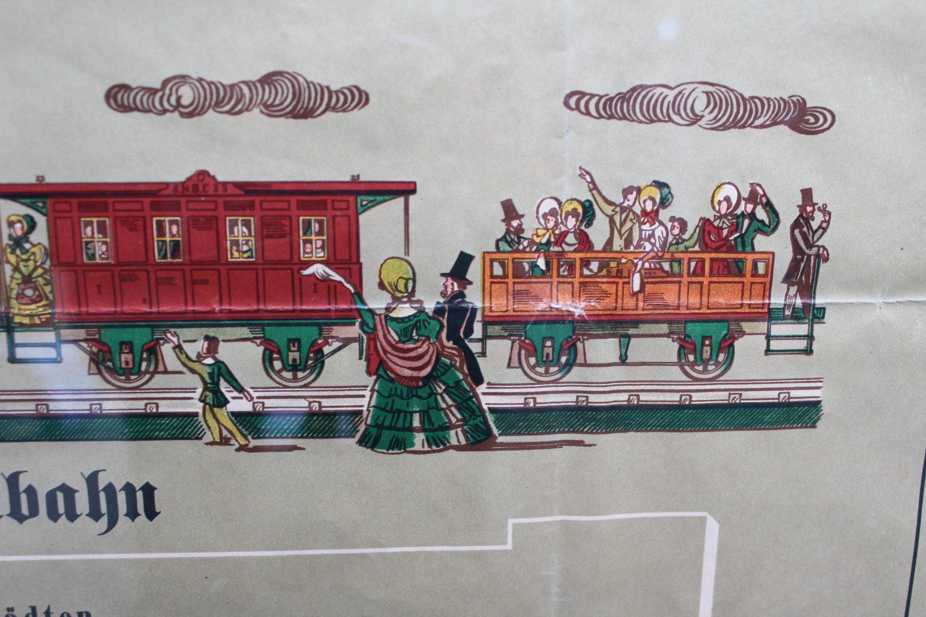 Foto & Immagini: Plakat 128x90 Spanischbrötlibahn 1947 Original – Usato da Gebenstorf venduto da Gomsa0 5