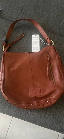 Neue Leder-Tasche braun