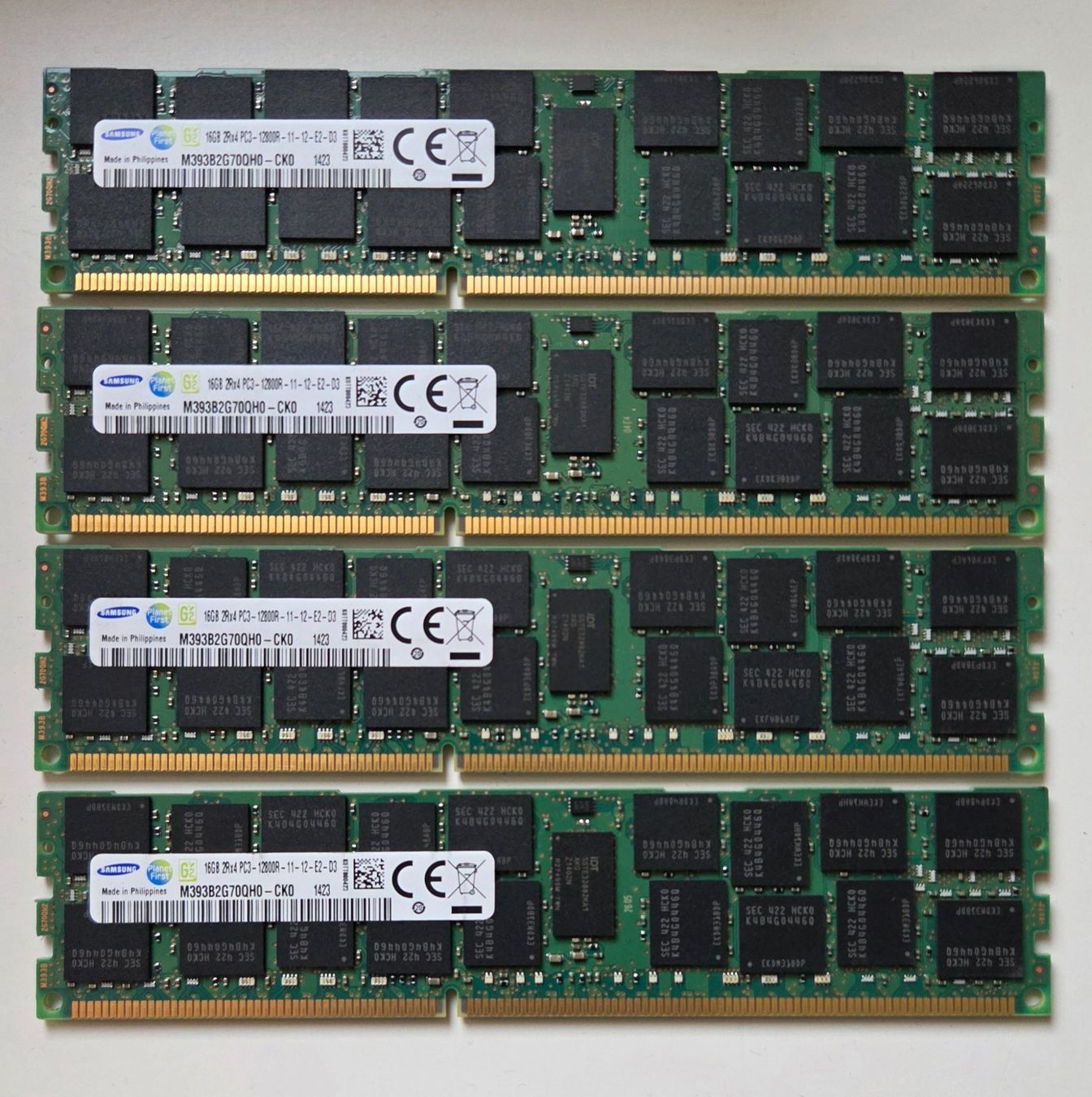 Samsung Memoria / RAM: Samsung 16GB ECC RAM - PC3 - 12800R – Usato da Untersiggenthal venduto da Rb79