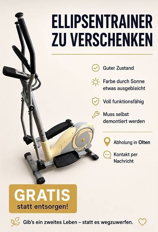 Vélos d'appartement: Crosstrainer – D'occasion à Olten par Simone122