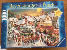 1000er Ravensburger Weihnachtspuzzle