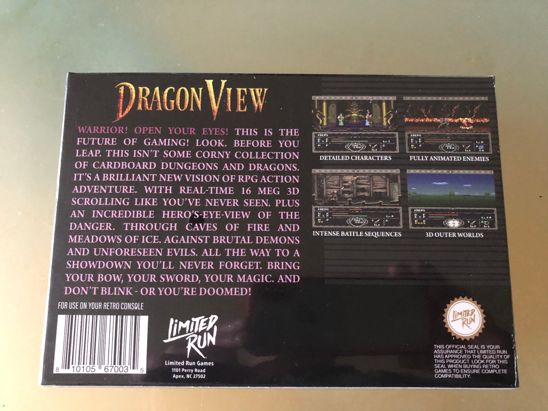 Nintendo Giochi: Dragon View / Limited Run Games SNES / RARITAT – Nuovo e nell'imballaggio originale da Petit-lancy venduto da Jototti 1