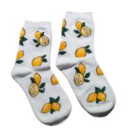 Socken Zitronen / Lemon / Frucht/ Fruits