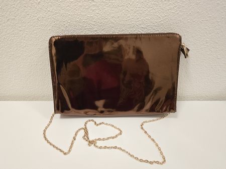 Abendtasche Bronze metallic