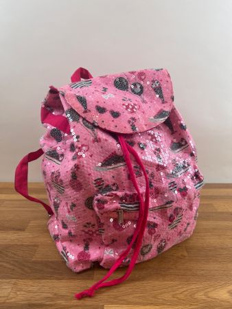 Disney Pink Glänzender Rucksack