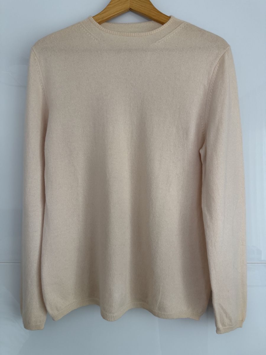 Maglioni & Felpe: 100% Kaschmirpullover in beige in der Gr. M – Usato da Grenchen venduto da servet.t