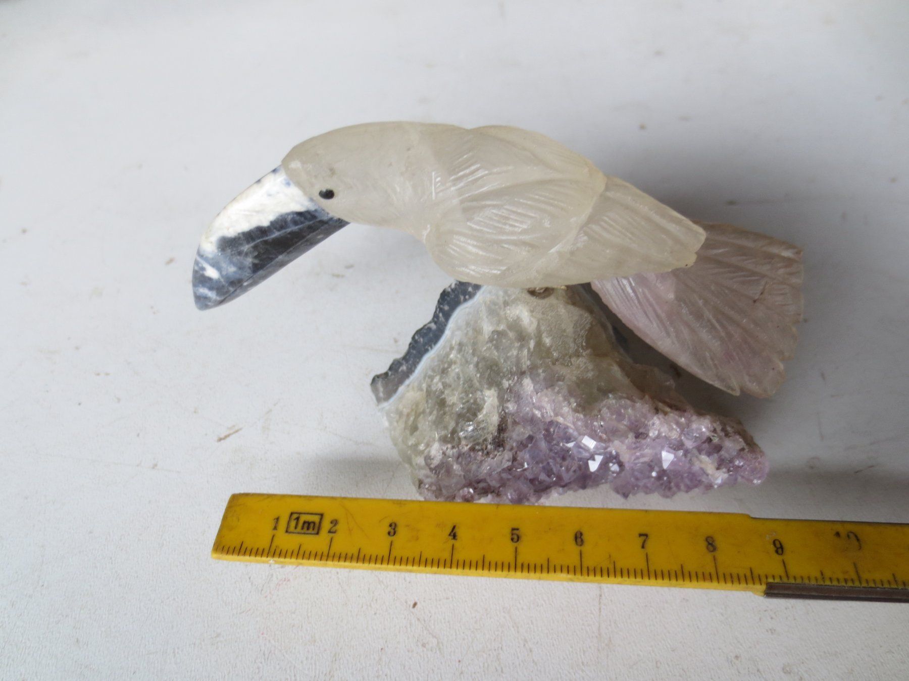 Mineralien & Heilsteine: Amethyst Vogel – Gebraucht aus Weier im Emmental von waefler03 4