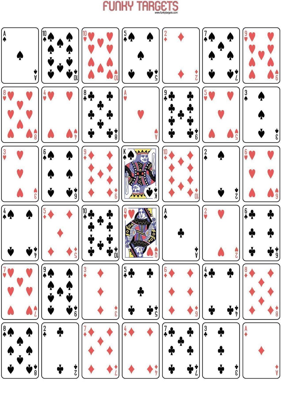 Tiro con l'arco: Card Deck Zielscheibe 10 stk. – Nuovo e nell'imballaggio originale da Cham venduto da SwissProps