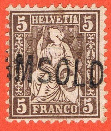 Tutti i francobolli: Stabstempel Amsoldingen – Usato da Biberstein venduto da Jura39