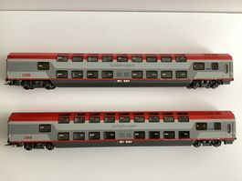 LS Models Memoba 97002 ÖBB Schlafwagen Doppelstock H0 1:87