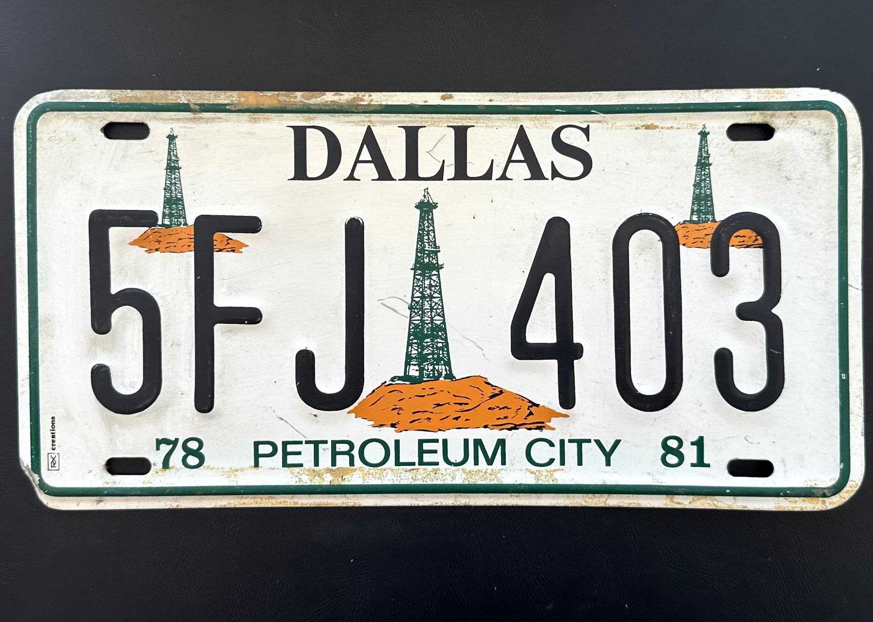 Insegne: Autonummer Dallas 1978 1981 – Usato da Seltisberg venduto da quadartswiss