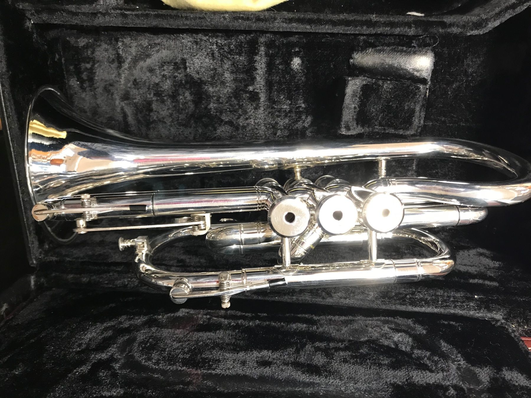 Strumenti musicali: B-Cornet Sovereign mit Trigger und Koffer – Usato da Trimbach venduto da Danius 1