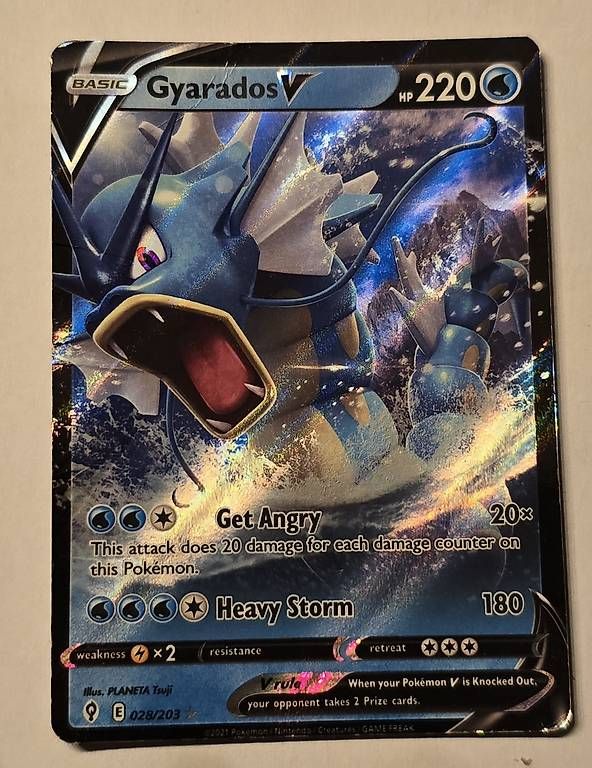 Pokémon Carte collezionabili: Pokémon, gyarados V – Usato da Bellinzona venduto da Friederike_A