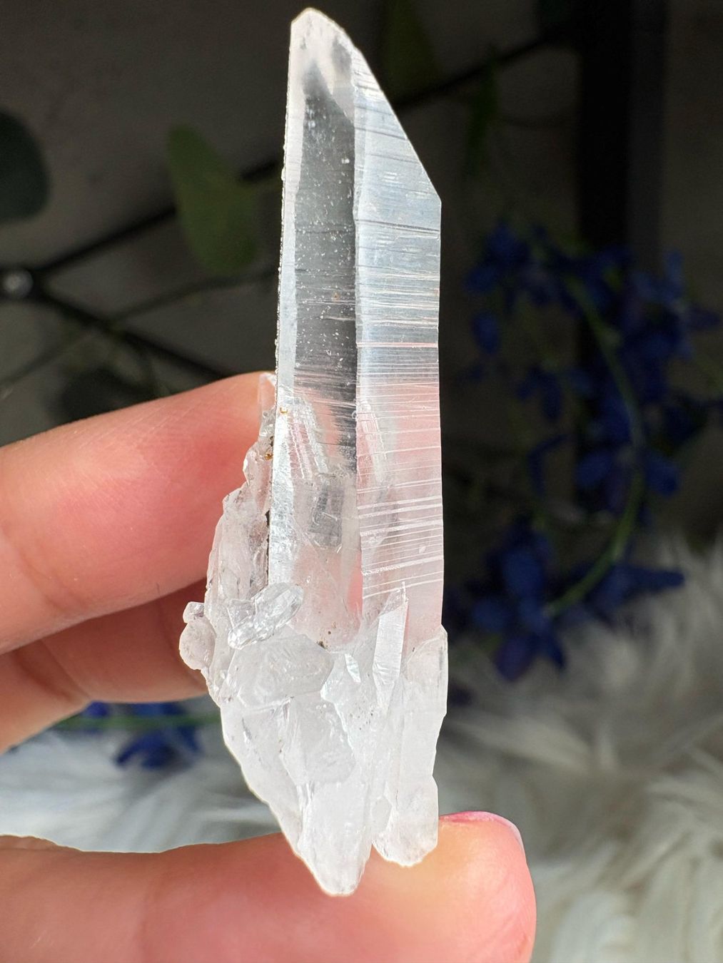 Minerali & Pietre curative: Kolumbianischer Lemurian-Quarz-Cluster – Nuovo (secondo la descrizione) da Neuheim venduto da m.hald 2