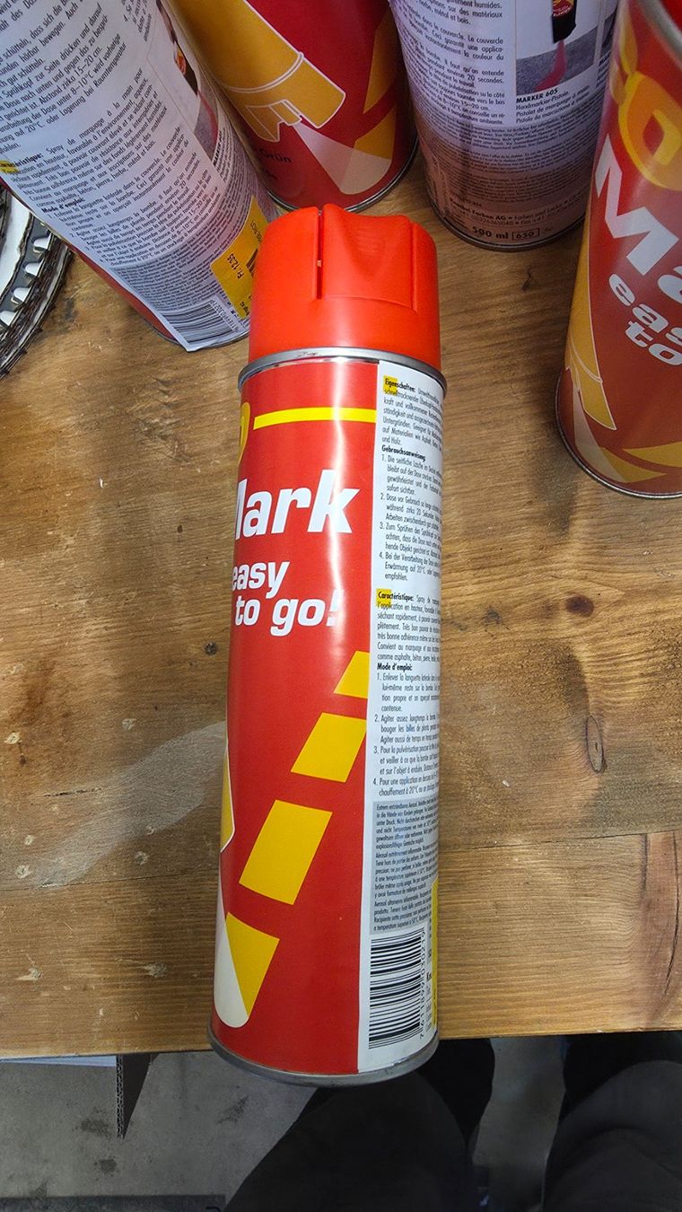Colori: Boden Markierspray rot – Nuovo (secondo la descrizione) da Schönengrund venduto da nae_8cty 1