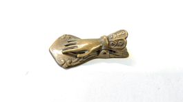 Ancienne pince à billets ou lettres en bronze