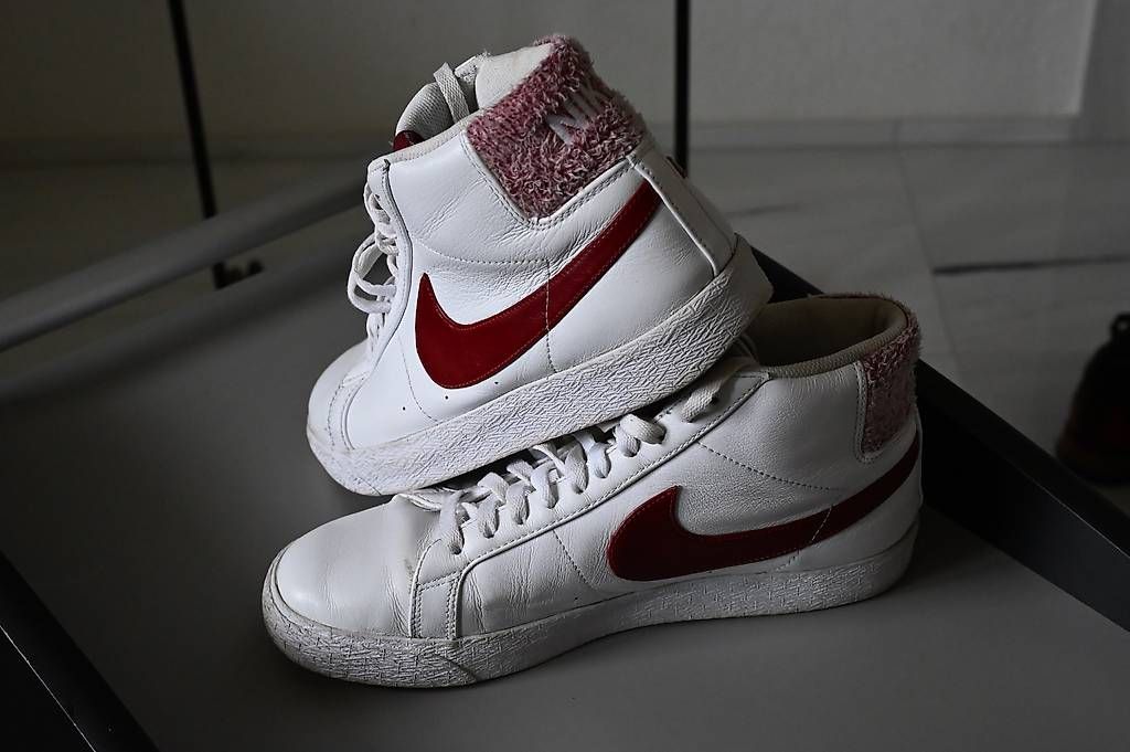 Nike Chaussures hommes: Nike Blazer mid Team red Grösse 44.5 – D'occasion à Laupersdorf par noah.bruttel