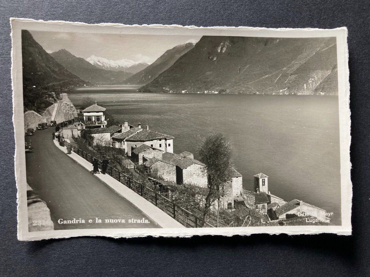 Cartoline postali: Lago di Lugano, 4 Karten – Usato da Pfäffikon SZ venduto da Etzelstuermer
