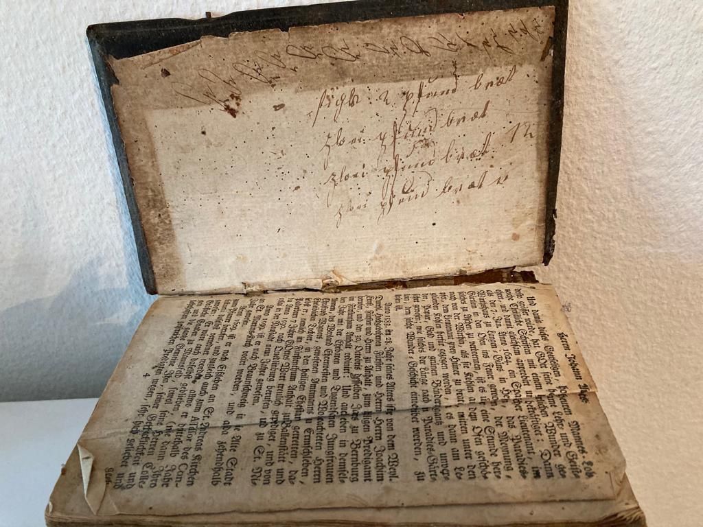 Libri: Altes Buch mit biblischen Texten – Usato da Buttikon SZ venduto da FlohmarktParadies 4