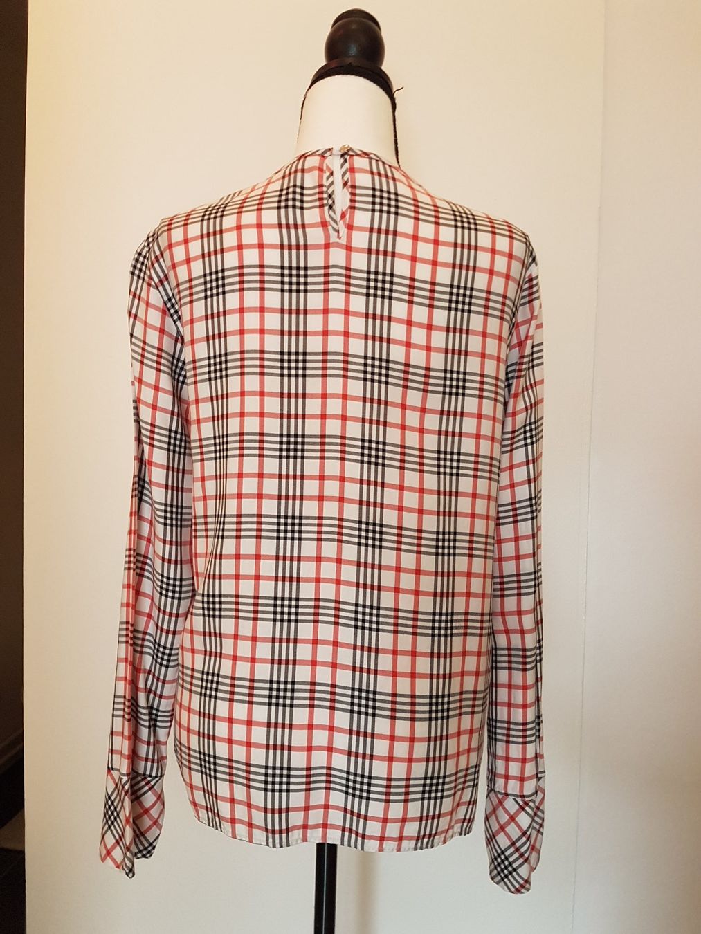 Blusen: Eterna Damenbluse Rot weiss kariert Gr. 34 – Gebraucht aus St.Gallen von Puppa 1