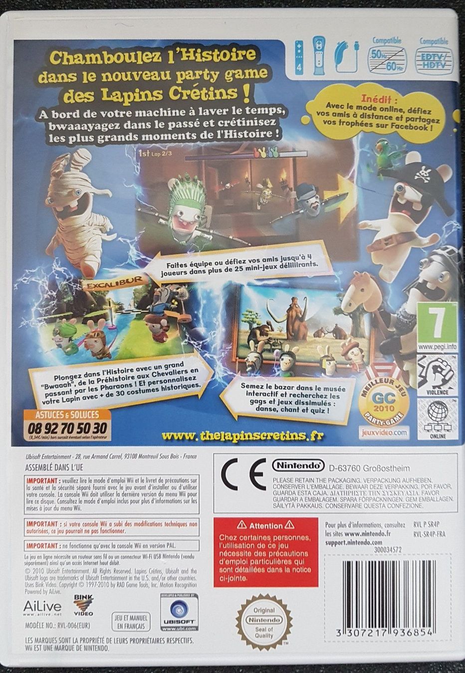 Nintendo Spiele: Lapins Cretins Retour vers le passé WII – Gebraucht aus Lutry von kylab7 1