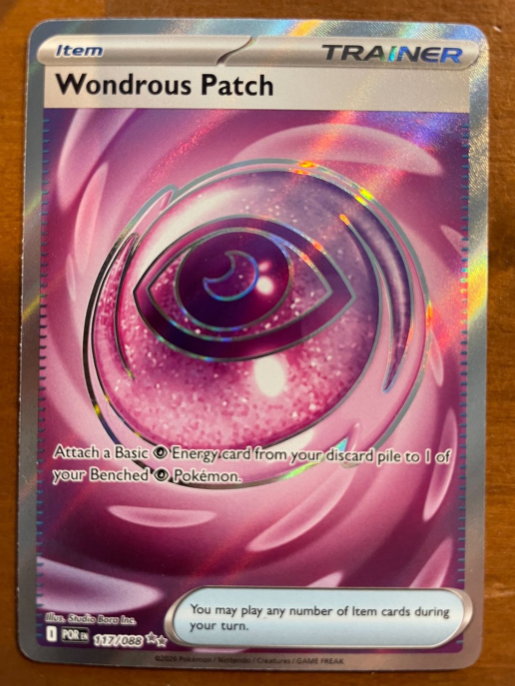 Pokémon Carte collezionabili: Pokemon Wondrous Patch (Versand gratis) – Nuovo (secondo la descrizione) da Chur venduto da Angerson