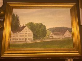 Teufen gemalt Emil Walser 1970
