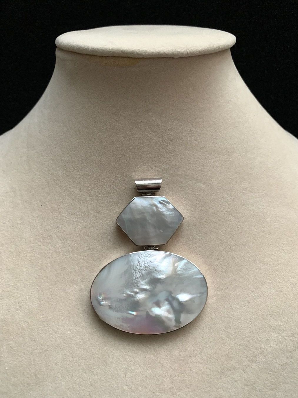 Catenine: 925 Silver Perlmutt Pendant Necklace – Nuovo e nell'imballaggio originale da Moehlin venduto da Balirain 2