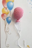 1 Stück Luftballon gehäkelt , palloncino uncinetto 845