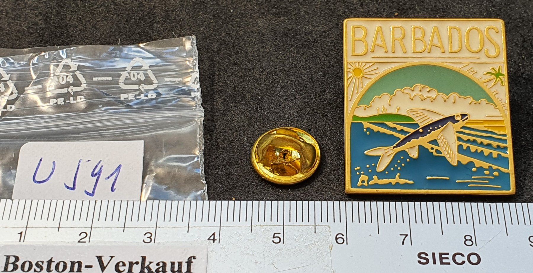 Spille & Fermagli: U591 - Pin Barbados – Usato da Reinach BL venduto da Boston-Verkauf 2