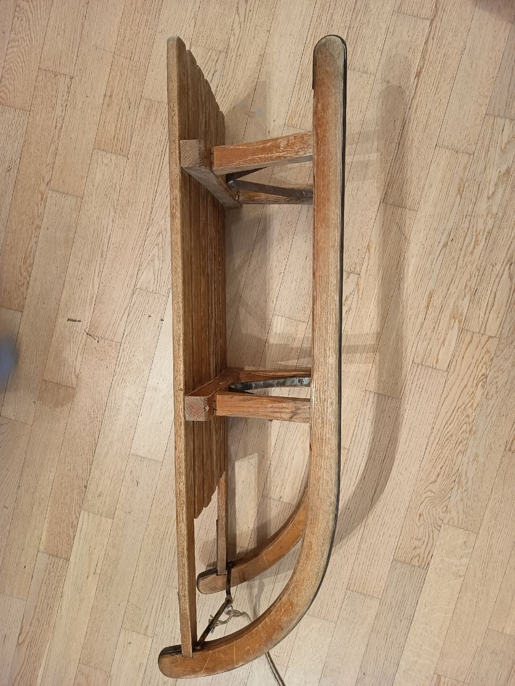 Davos Schlitteln: Holzschlitten "De Luxe", nostalgisch 1976 – Gebraucht aus Beringen von ptt_c5nt 1