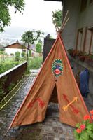 Kinderzelt Tipi Indianer-Look für Garten�..