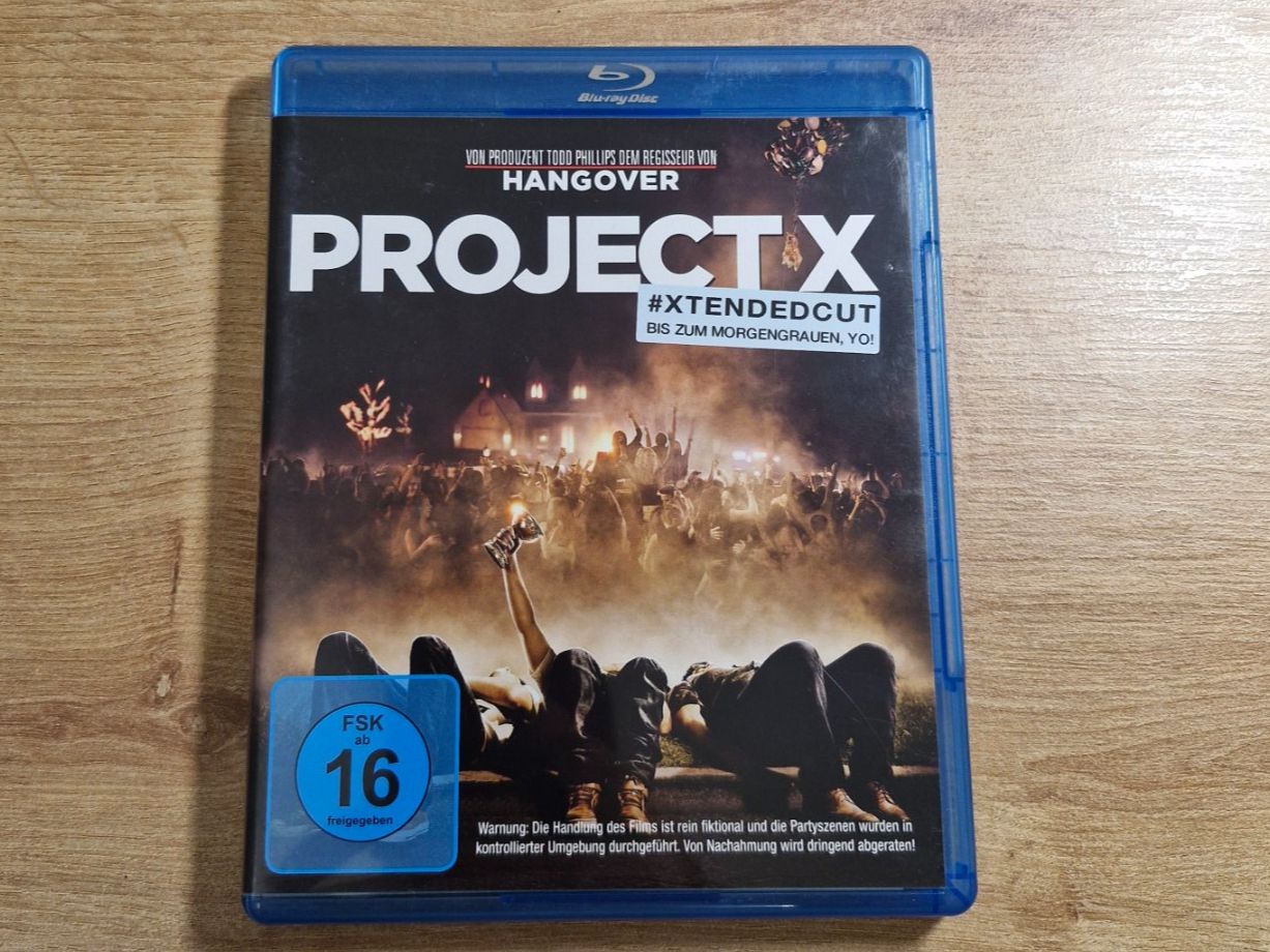 Alle DVDs: Project X (2012) RAR Bluray – Gebraucht aus Pfungen von Whitie
