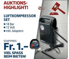 Kompressor tragbar 12 Volt, 18 Bar ab Fr. 1.-
