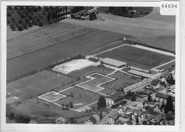 Flugaufnahme Wil SG Sportanlagen Schwimmbad Photo: 90x125mm