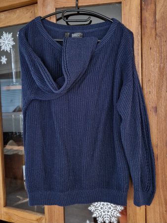 Pullover Grobstrick Bonprix, Lochmuster an Ärmeln,Gr.40