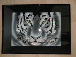 Tableau avec cristaux de Swarovski "Tigre"