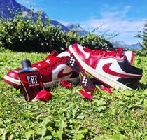 Jordan 1 Low Reverse Black Toe (Grösse 40, US 8.5)