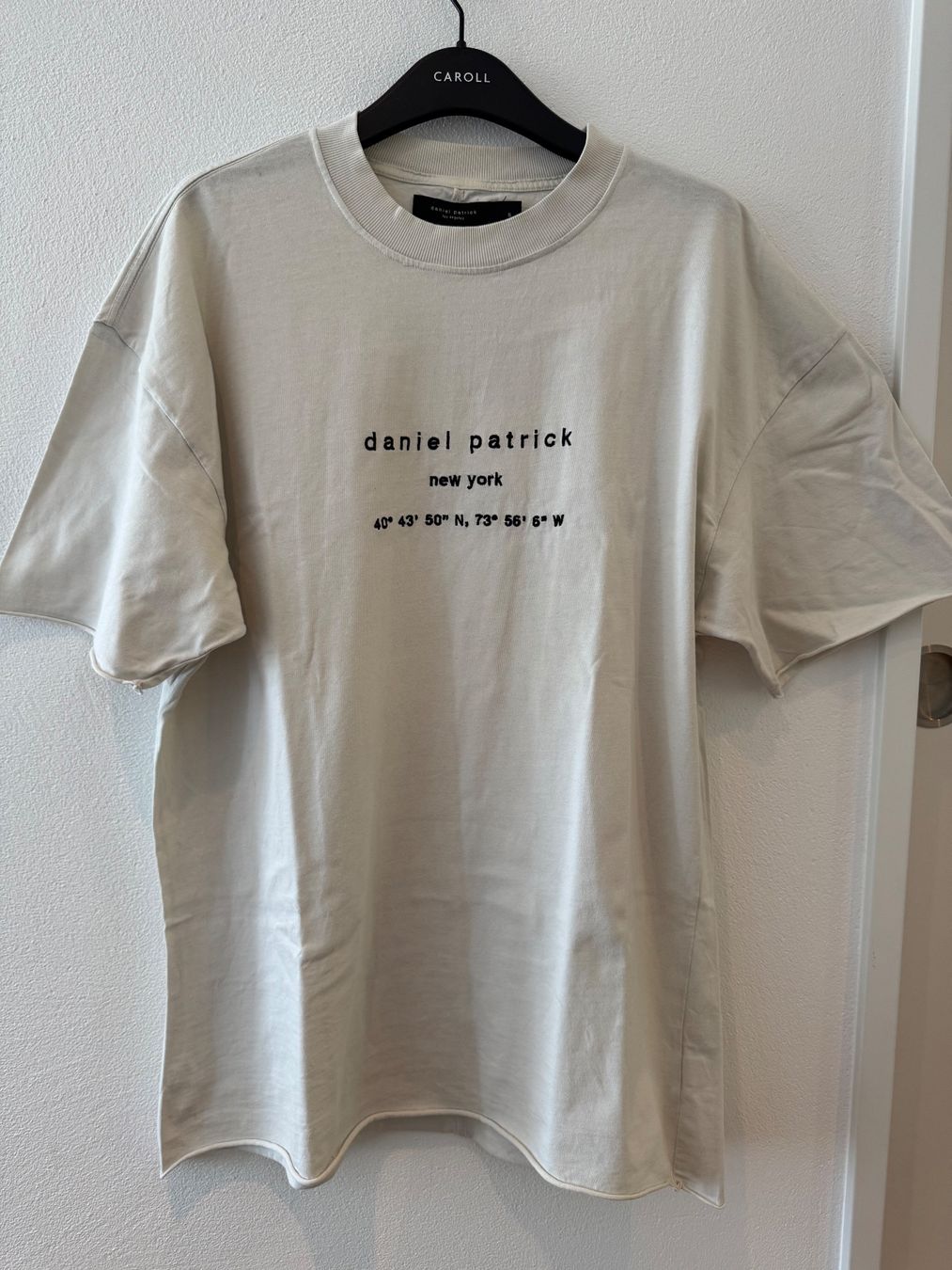 T-shirt: Daniel Patrick T-Shirt, Gr. S (oversized), Weiss – Usato da Zürich venduto da nils.alex