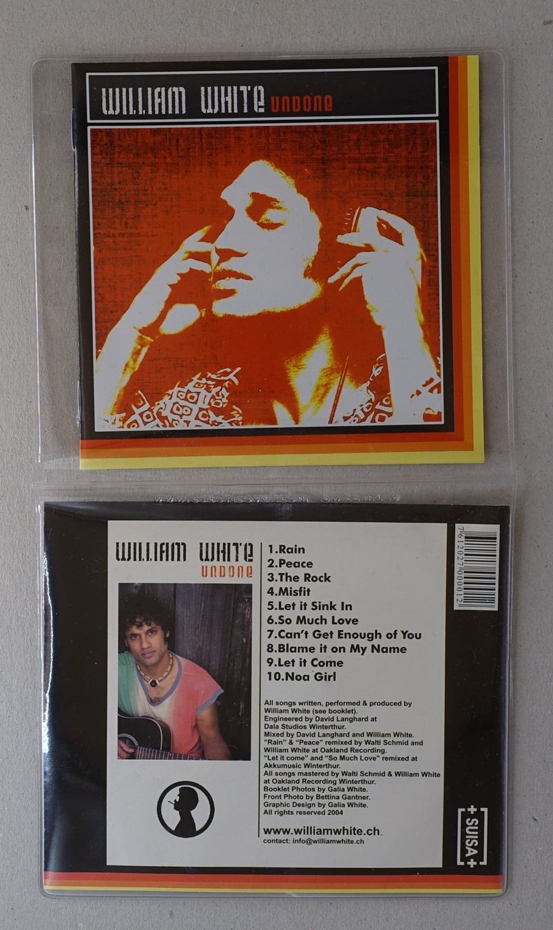 CD: William White – Undone - F3 – Usato da Sessa venduto da fraenklishop