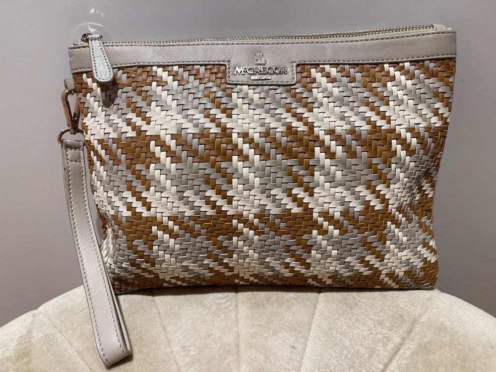 Oveallgo Dumpling Bag Clutch Damen - Gewebte Häkeltasche Für Urlaub & Abendessen