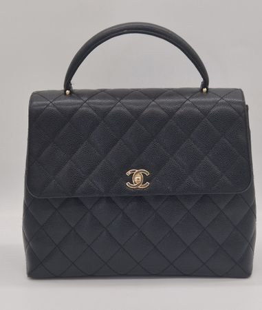 Wunderschöne CHANEL Timeless / Classic Flap mit Top Handle