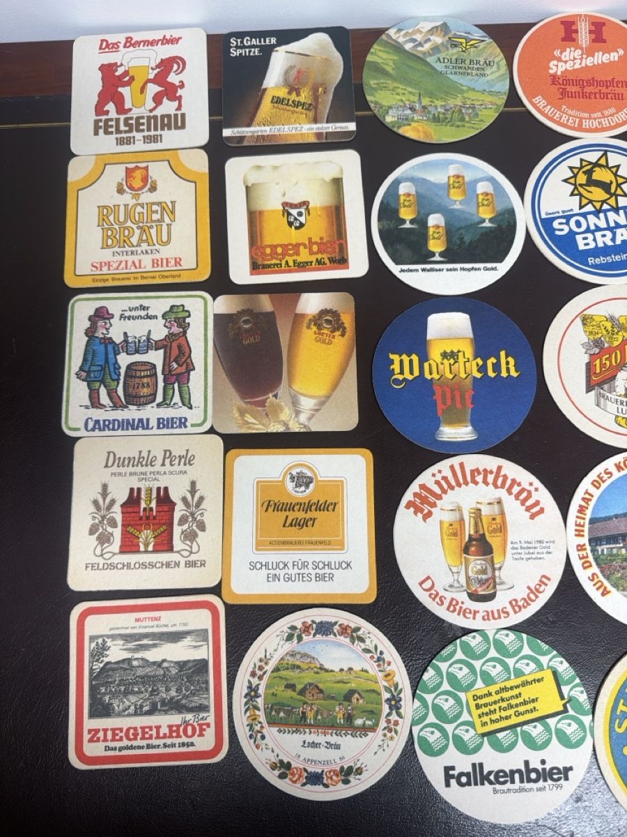 Sottobicchieri: Collection sous-verres bières suisses – Usato da Bôle venduto da K200C 1