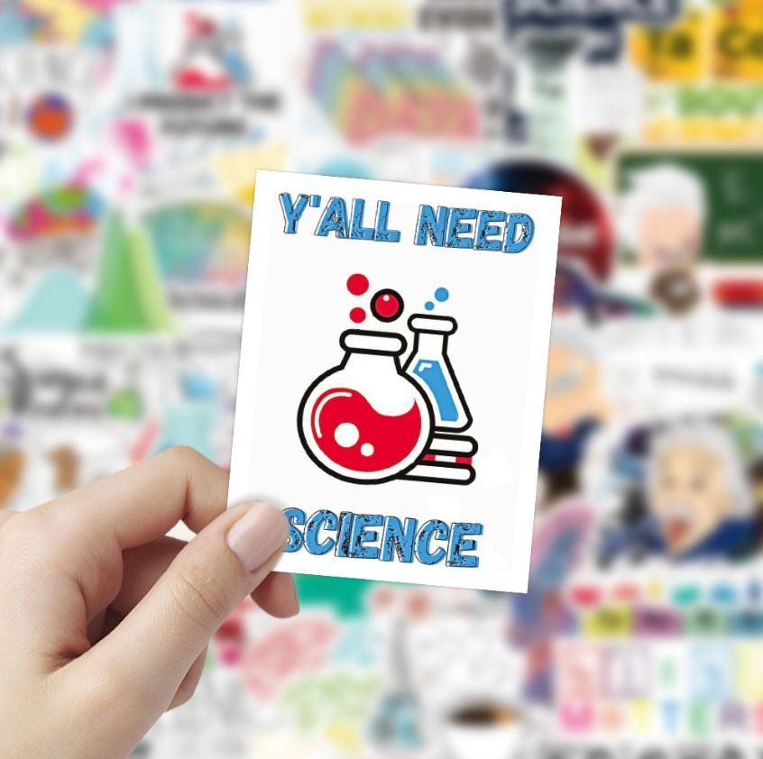 Sticker: Wissenschaft Science Einstein Physik Fun 50 tlg Stickerset – Nuovo e nell'imballaggio originale da Dättlikon venduto da easythings 6