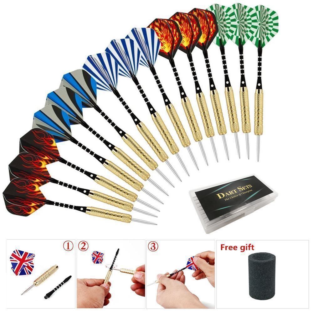 Freccette: 15 Stück Profi Dartpfeile Set Tip Darts – Nuovo (secondo la descrizione) da Thun venduto da yesky 2