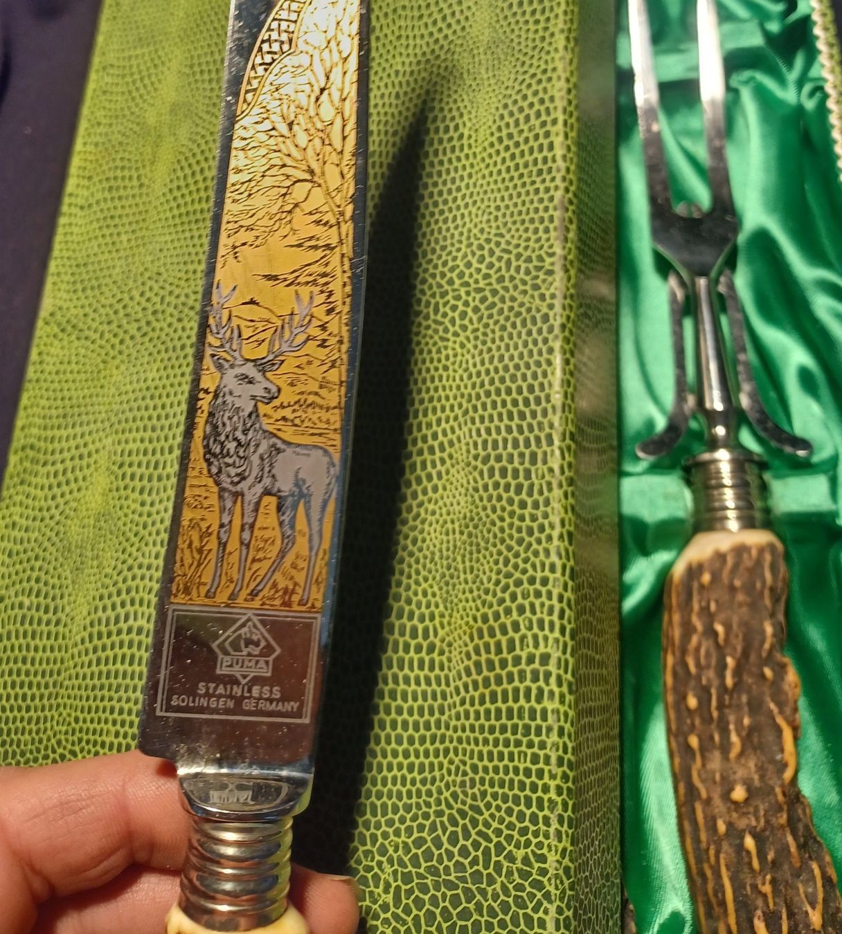 Solingen Bestecksets: PUMA Solingen Fleisch-Filetirset Sonderausgabe – Gebraucht aus gais von dun_c2xc 2
