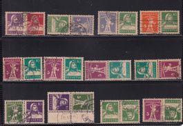 CH Briefmarken Lot "Kehrdruck, Zusammenhänge"